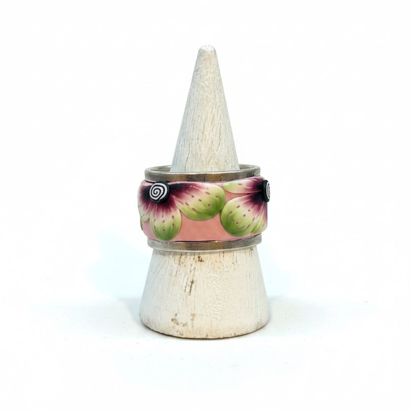 Enchanted Garden | Adjustable ring | Pink