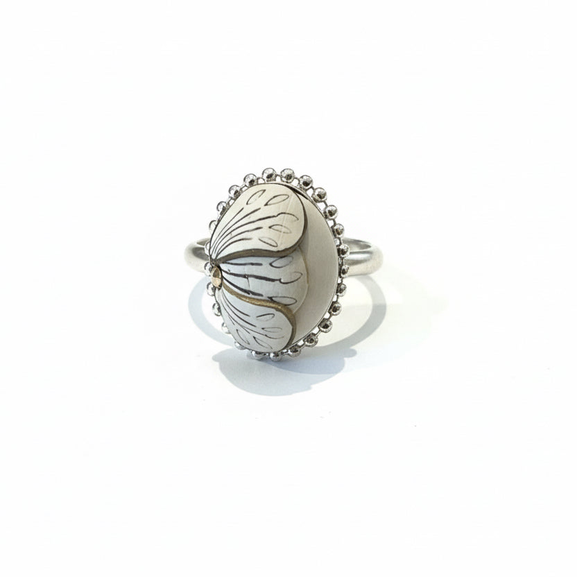 Cappuccino | Sterling Silver 925 | adjustable ring