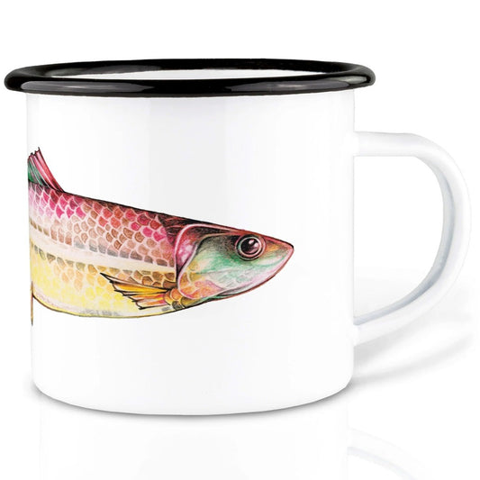 Enamel cup - Fish (Rubin) 1