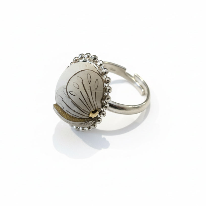 Cappuccino | Sterling Silver 925 | adjustable ring