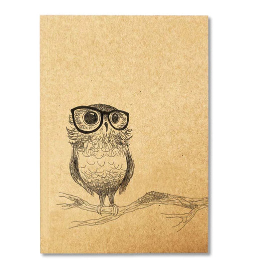 Notebook - The owl   - RECYCLED PAPER