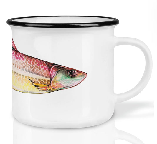 Taza de cerámica de alta calidad - Pez (Rubí) 1