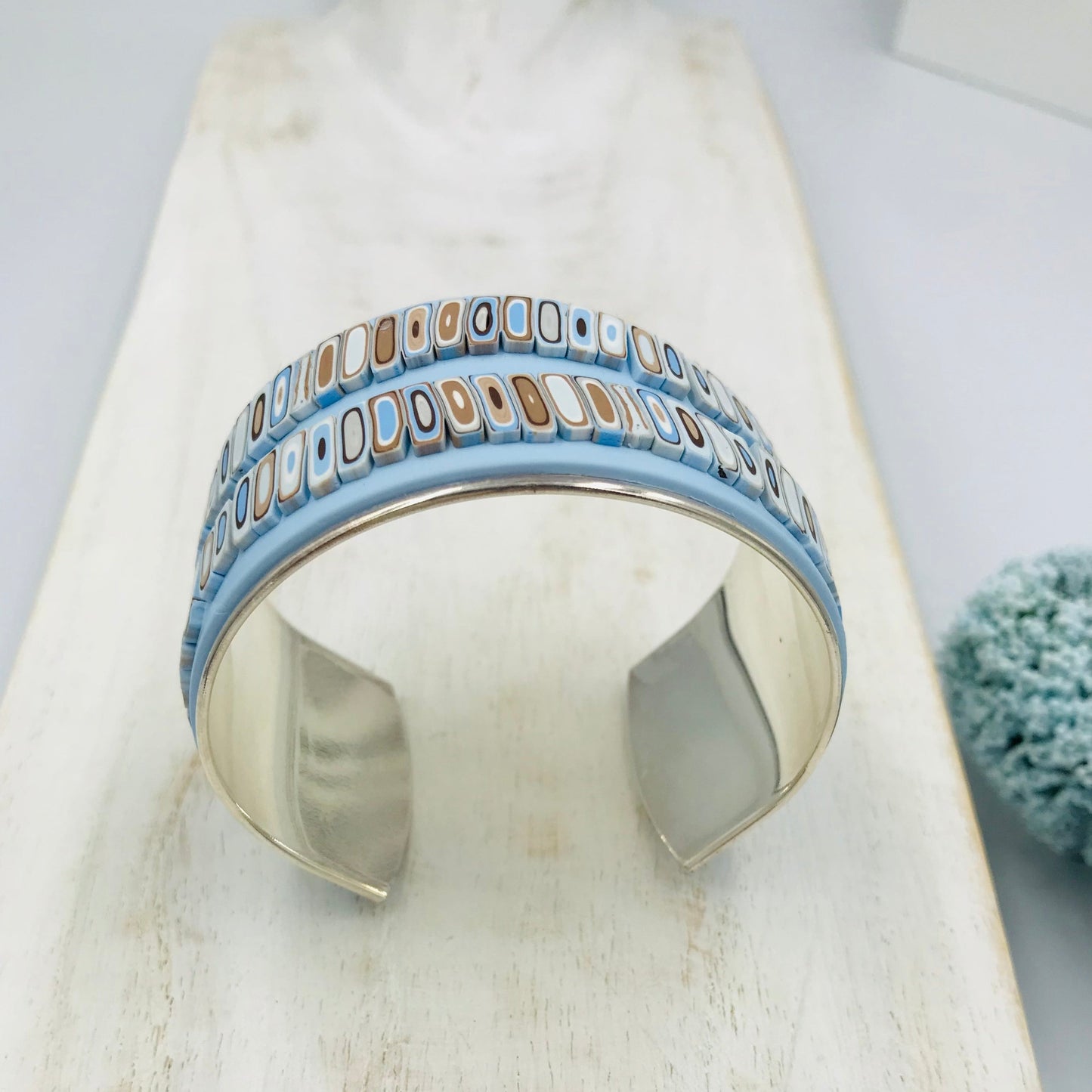 „Strände“ 37 mm Armreif von Stephanie Fraselle - Kunstvolles Schmuckdesign