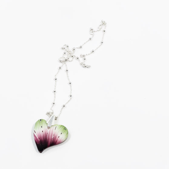 Mini Heart | Enchanted Garden | Sterling Silver 925 necklace