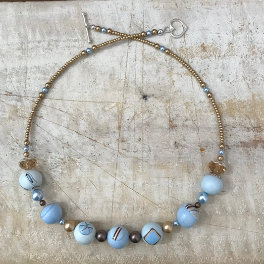 “Beaches” Empress necklace by Stephanie Fraselle - Artisan Jewellery Design