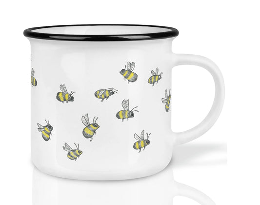 Hochwertige Keramiktasse - Bienenschwarm