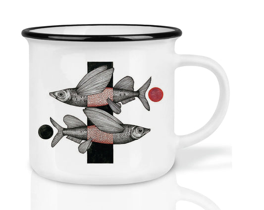 Taza de cerámica de alta calidad - Pez Volador