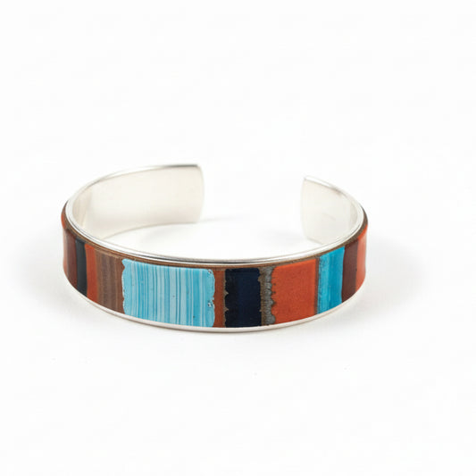 Brazalete tipo brazalete “Moroccan Spice” de Stephanie Fraselle - Diseño de joyería artesanal
