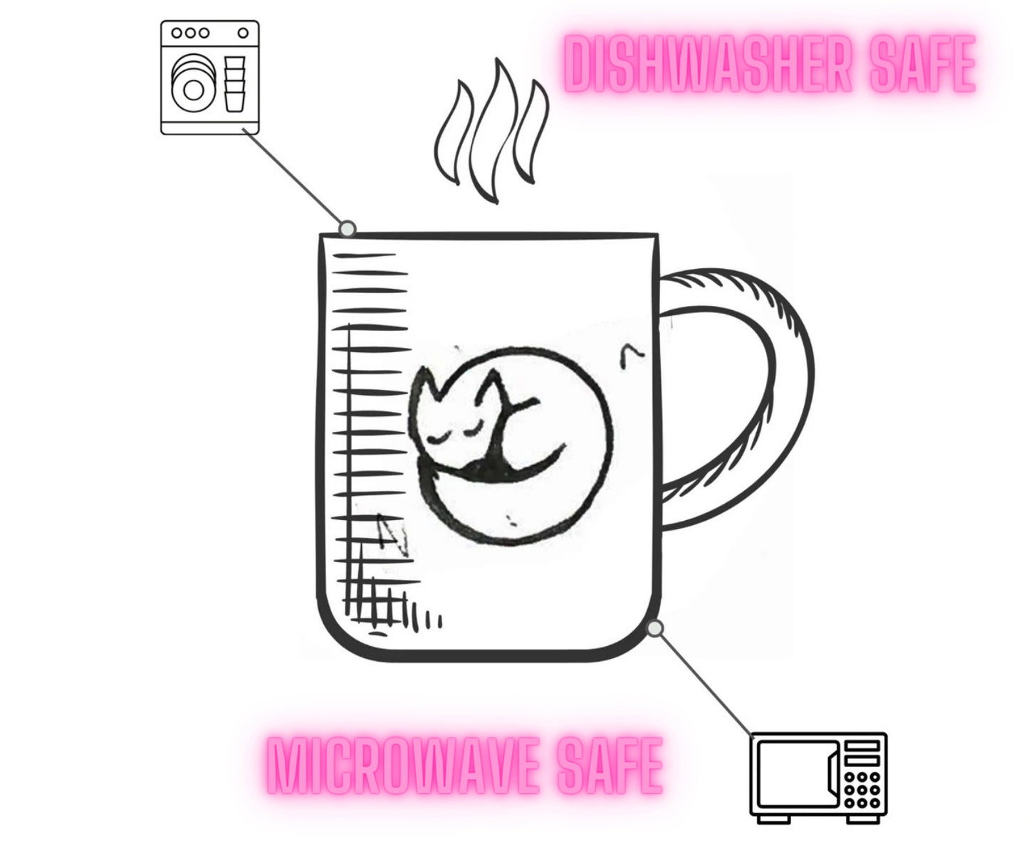 Hochwertige Keramiktasse - Oktopus