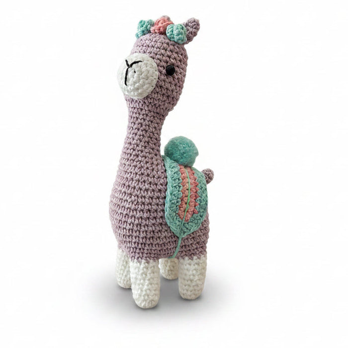 Amigurumi handcrafted toy | ALPACA | Lilac