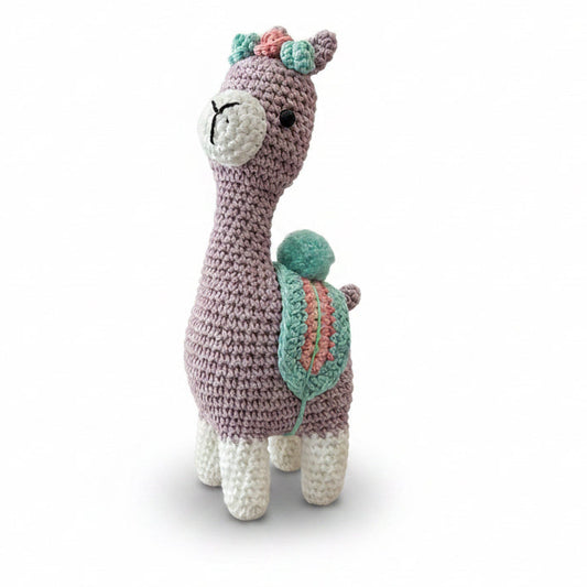 Amigurumi handcrafted toy | ALPACA | Lilac