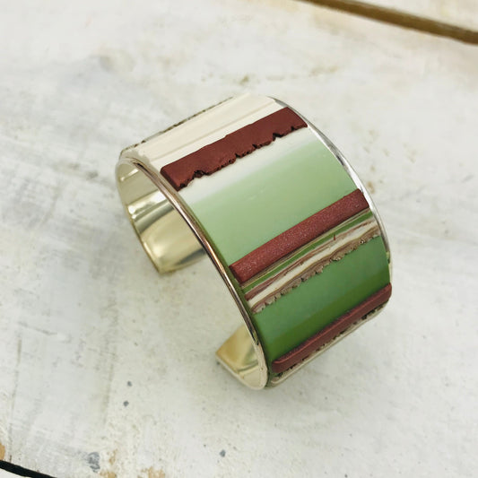 “ Country”   Bracelet cuff by Stephanie Fraselle - Artisan Jewellery Design