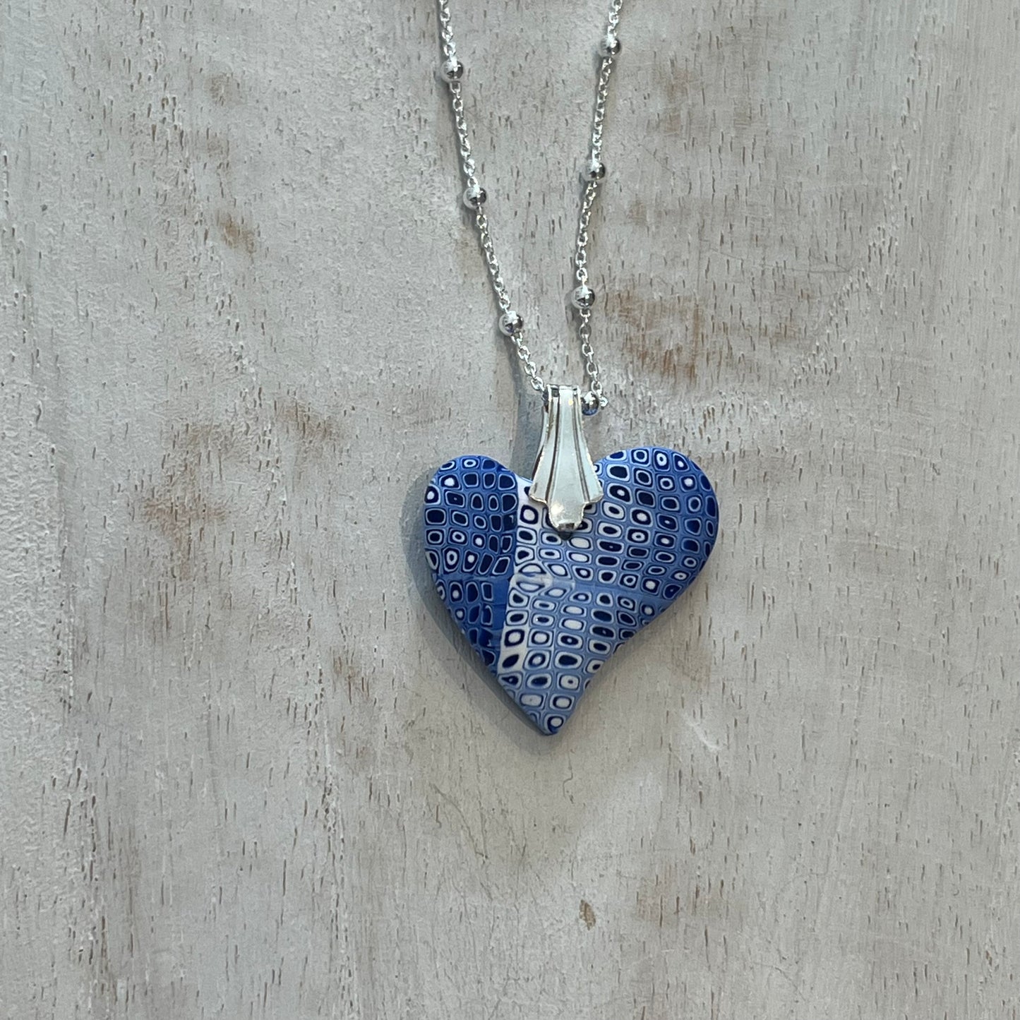 Marégraphie -hand sculpted Mini heart by Stephanie Fraselle - Artisan Jewellery Design