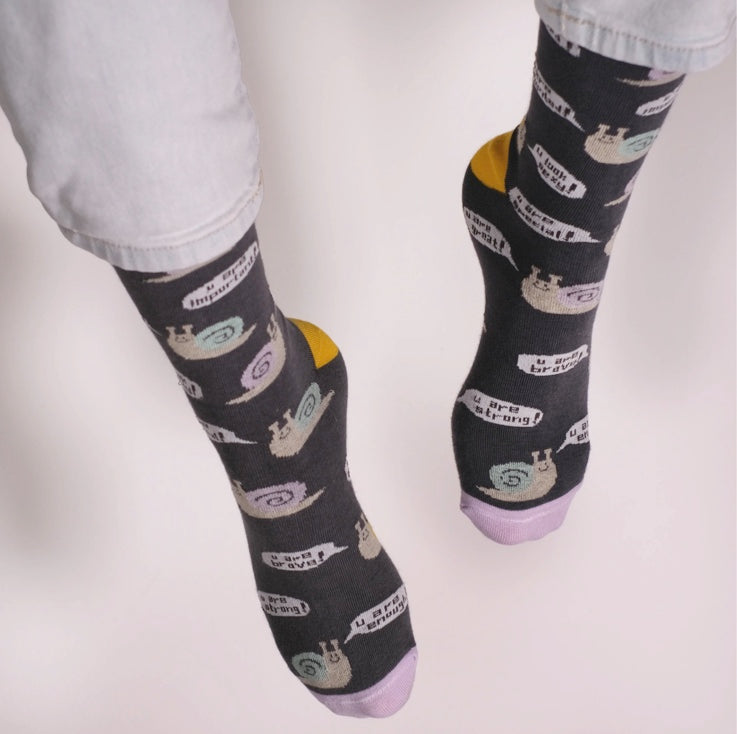 Calcetines de caracol "U are Loved"