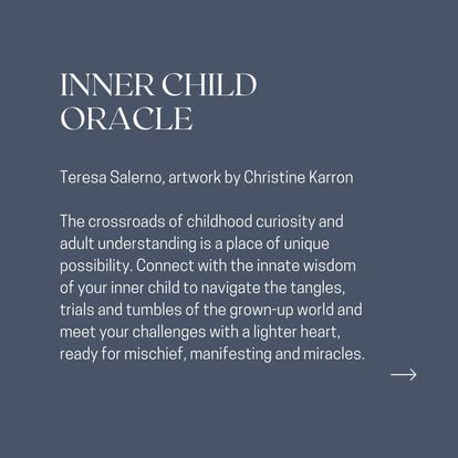 Inner Child Oracle-Teresa Salerno - Artwork by Christine Karron