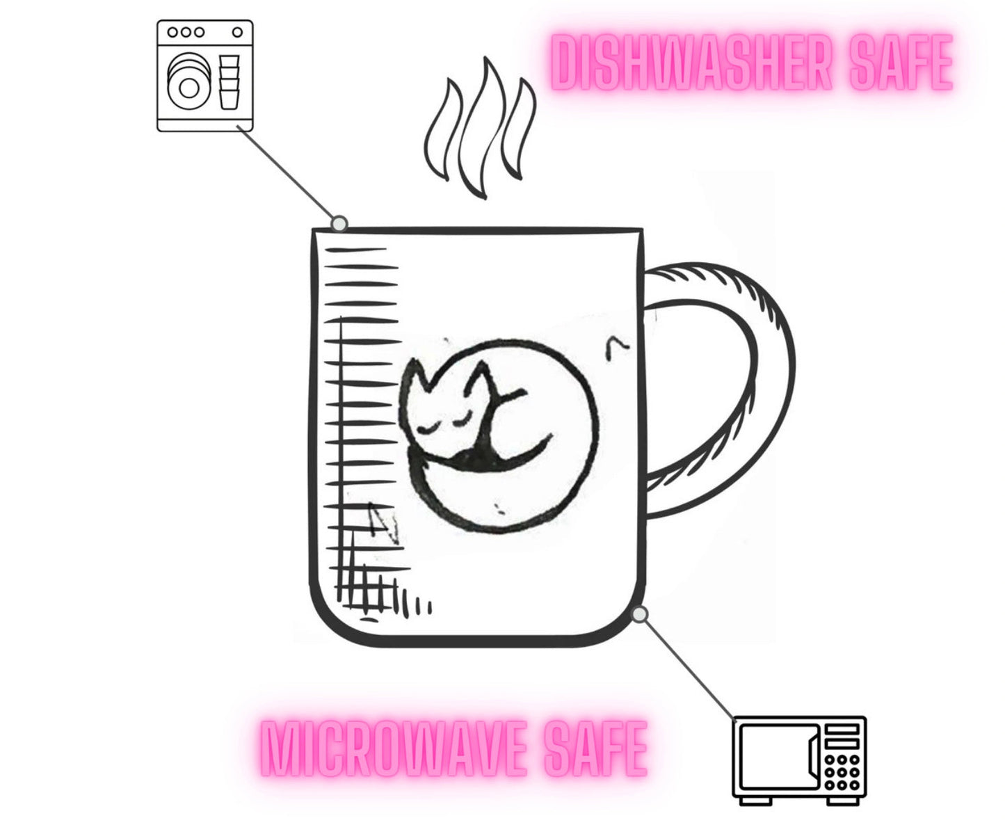Hochwertige Keramiktasse - Huhn