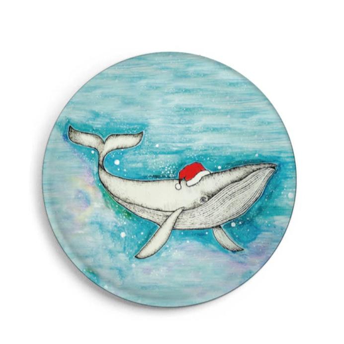 Magnet Weihnachtswal