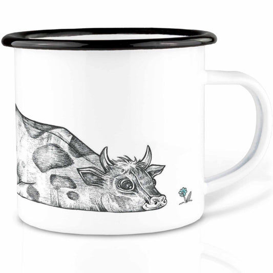 Emailletasse - Kuh Rita