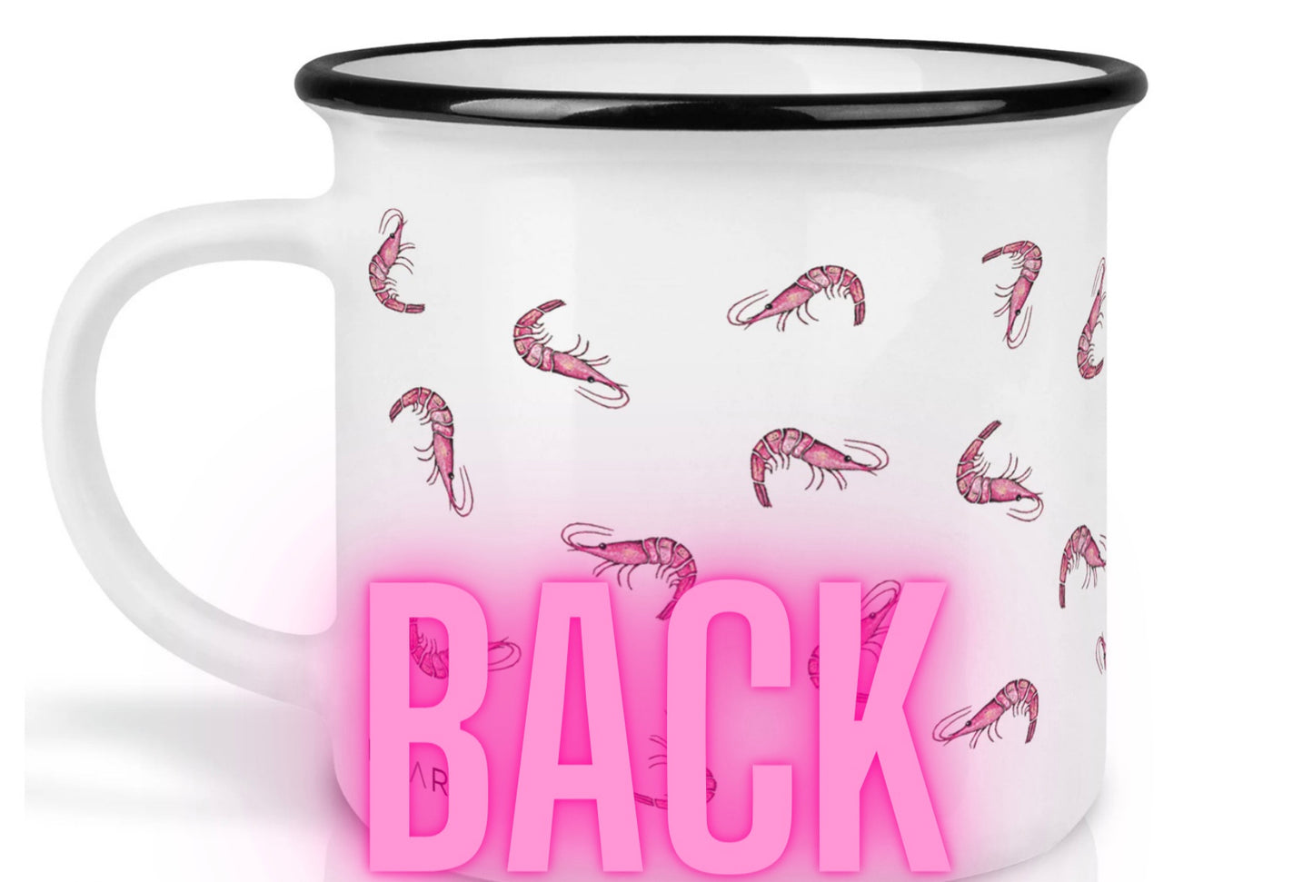 Taza de cerámica de alta calidad - cóctel de camarones