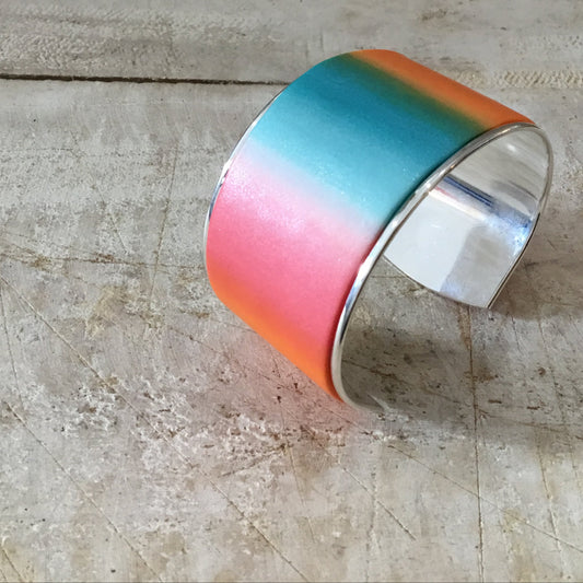 “Tropical Fizz”  Bracelet cuff by Stephanie Fraselle - Artisan Jewellery Design