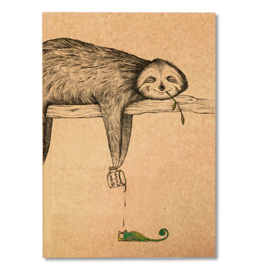 Notebook - The sloth   - RECYCLED PAPER