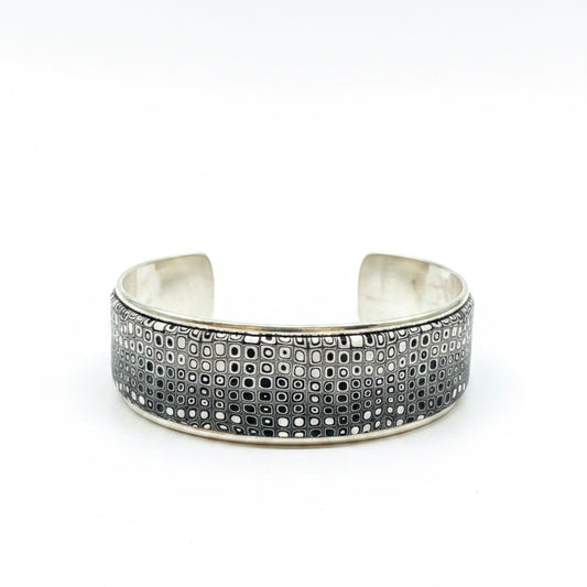 Monochrome Mosaic Cuff | Ajustable
