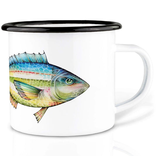 Enamel cup - Fish (Apatit) 4