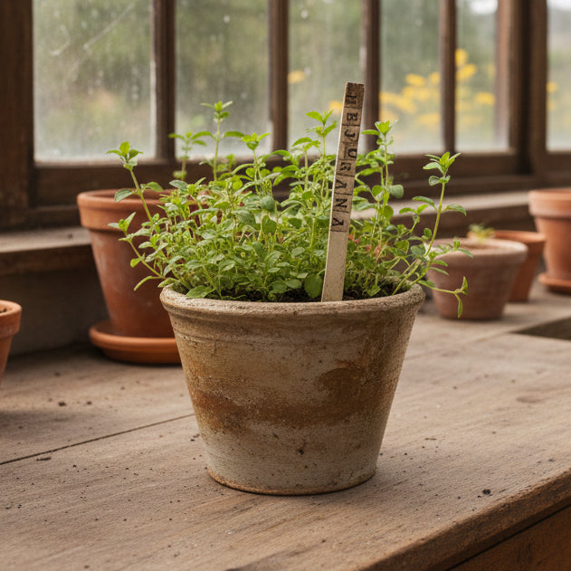 Handmade Ceramic Herb Plant Markers – Spanish Collection