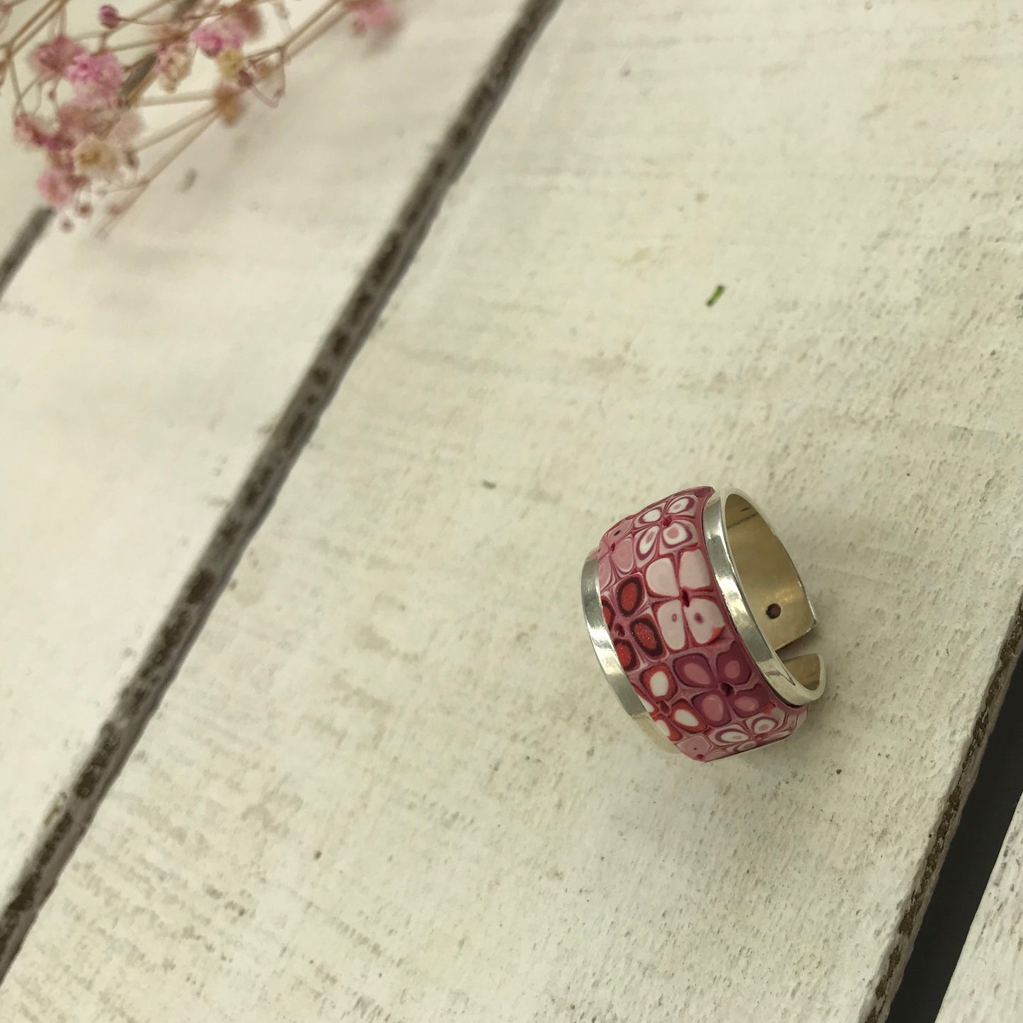 Verstellbarer Wickelring „Enchanted Garden“ von Stephanie Fraselle - Artisan Jewellery Design