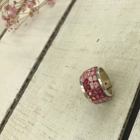Anillo envolvente ajustable “Jardín Encantado” de Stephanie Fraselle - Diseño de joyería artesanal
