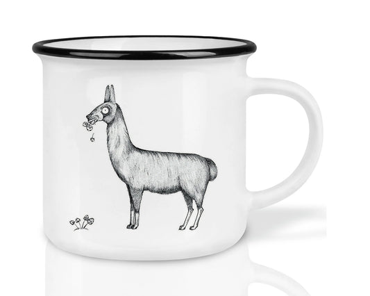 Taza de cerámica de alta calidad - Llama