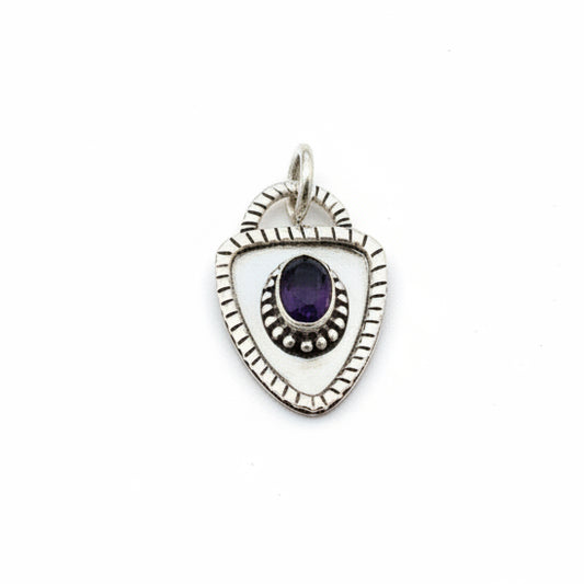 Artisan Natural Amethyst Pendant
Solid 925 Sterling Silver | Natural Amethyst