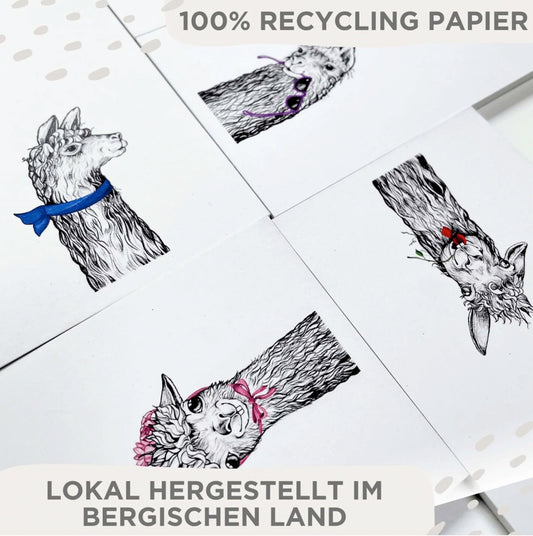 Bloc de notas - Trio Mere gatos - PAPEL RECICLADO x3 diseños 