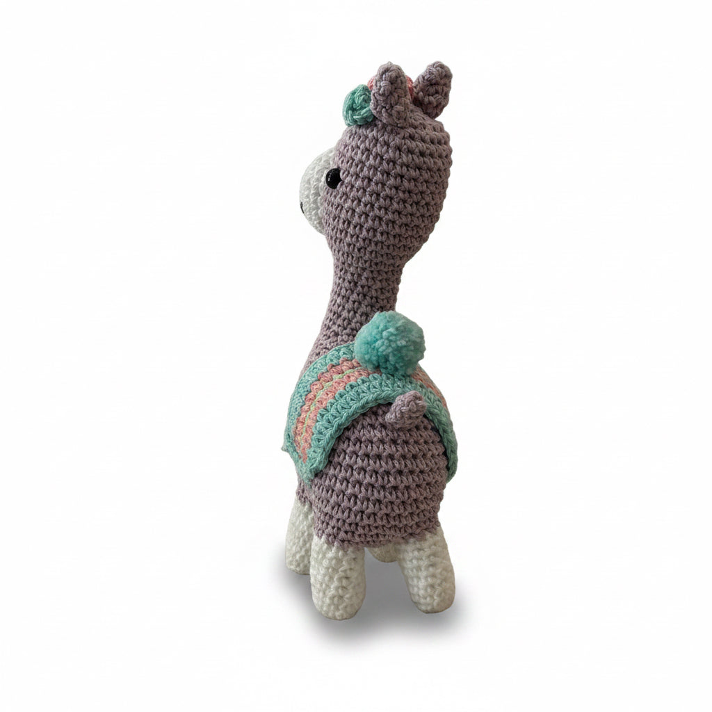 Amigurumi handcrafted toy | ALPACA | Lilac