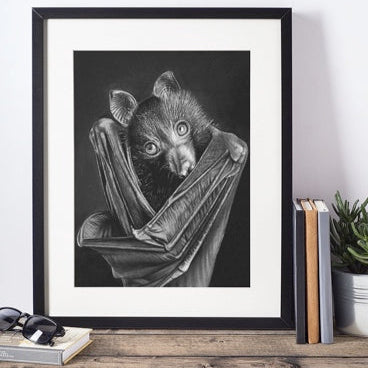 LIMITED EDITION PRINTS - Bat - Fine art Giclee