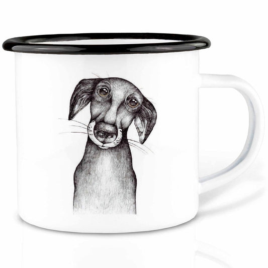 Enamel cup - Dog devotion