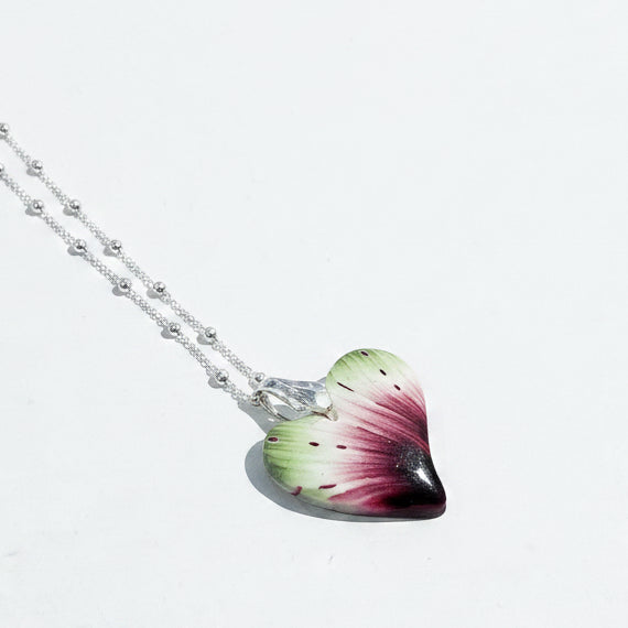 Mini Heart | Enchanted Garden | Sterling Silver 925 necklace