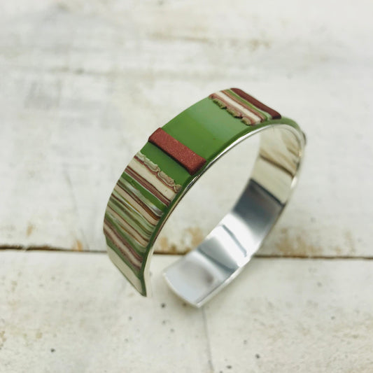 “Country”  Bracelet cuff by Stephanie Fraselle - Artisan Jewellery Design