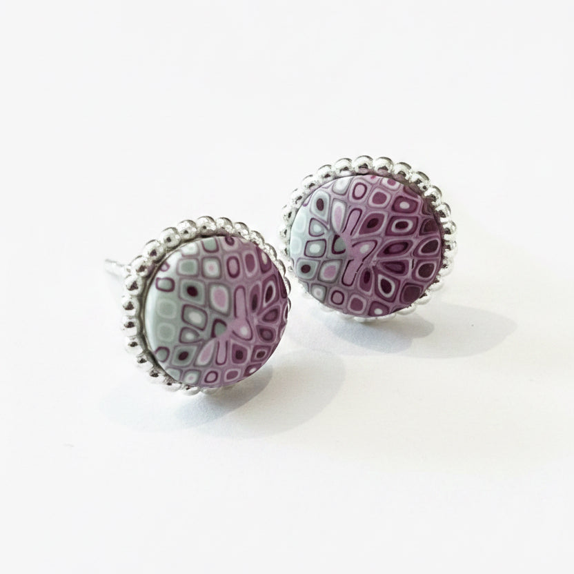 Sanctuary | Stud Earrings 10mm |Mosaic