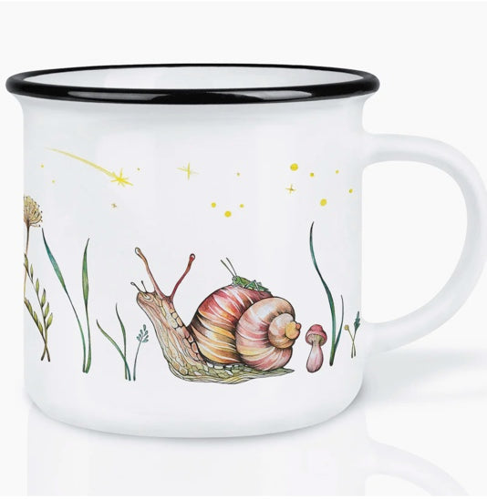 Taza de cerámica de alta calidad - Mapache mago navideño
