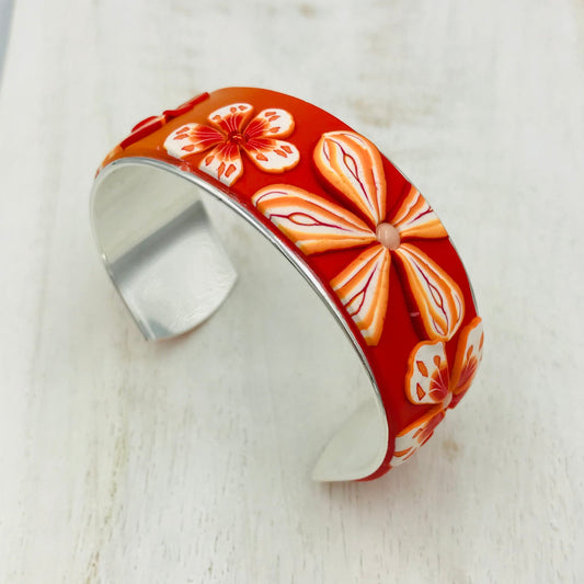 “Ardiente” Bracelet cuff by Stephanie Fraselle - Artisan Jewellery Design