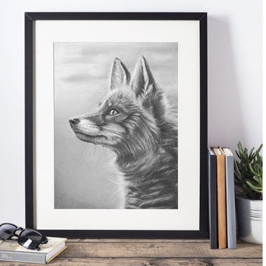LIMITED EDITION PRINTS - Alert Fox - Fine art Giclee