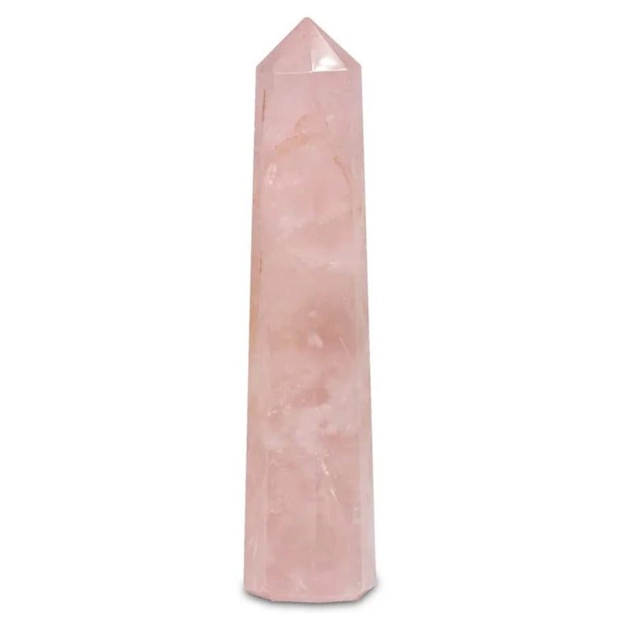 Rosenquarz Obelisk ±7,5-10cm