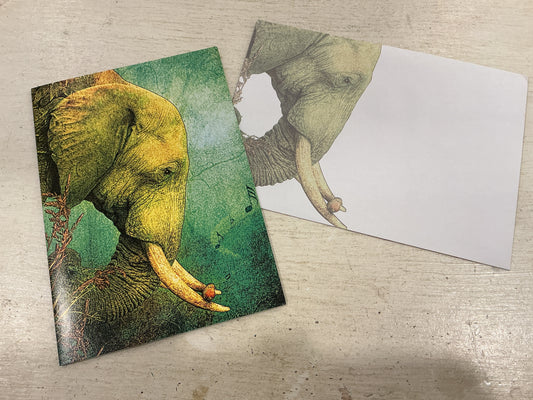 Elephant —  Greeting Card ( Birthday)