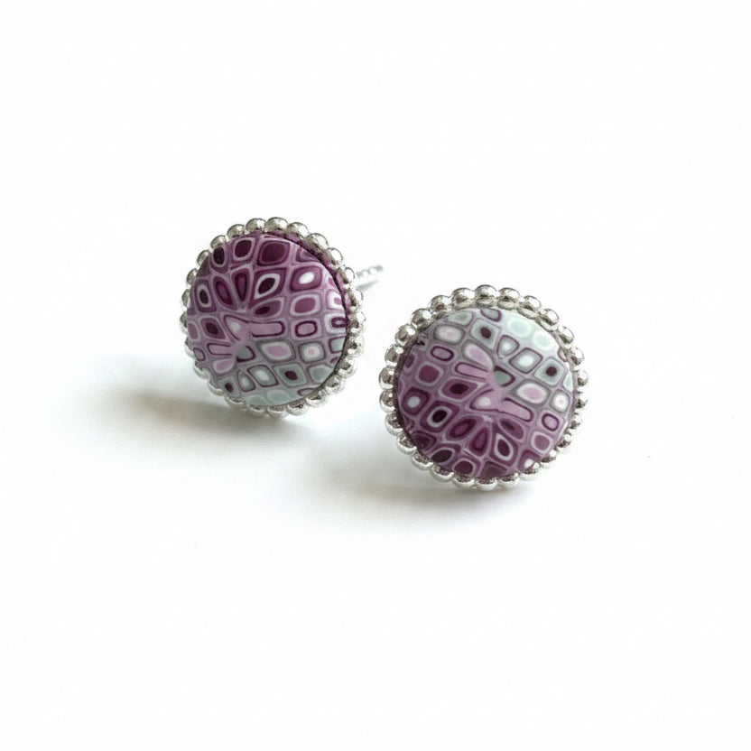Sanctuary | Stud Earrings 10mm |Mosaic