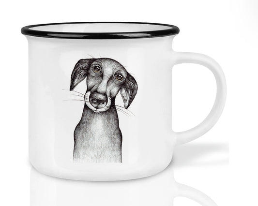 Taza de cerámica de alta calidad - Devoción canina