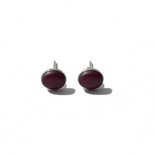 Sanctuary | Stud Earrings 8mm | Plum