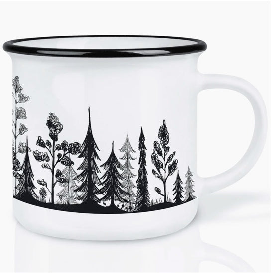 Hochwertige Keramiktasse - Weihnachts-Waschbär-Magier