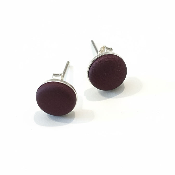 Sanctuary | Stud Earrings 8mm | Plum