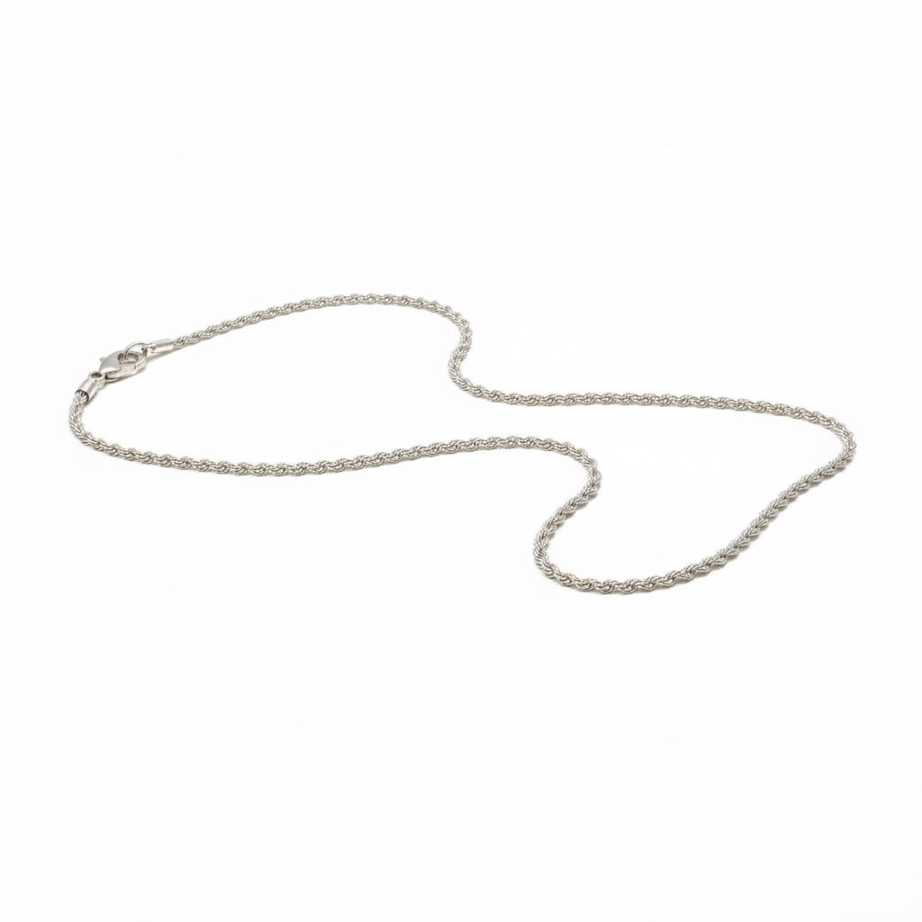 Italian 925 Sterling Silver Chain | Made in Italy | 49 cm